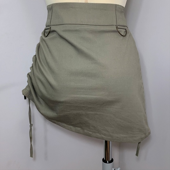 Ladies Zoey Beth Military Style Mini Skirt - Picture 5 of 8